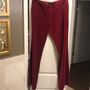 Beautiful Red Velvet Pants from The Limited